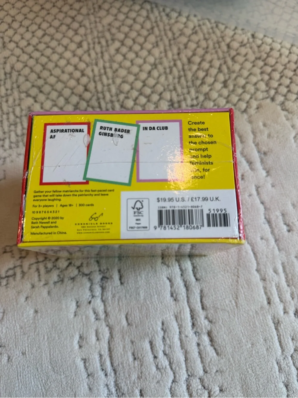 Reductress Play the Patriarchy Card Game - Pink/Multicolor